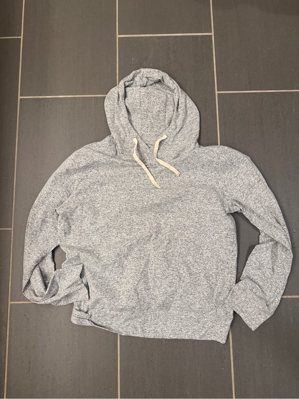 Albion Fit Travel Hoodie Heather Gray size M